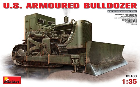 Mini Art - Us Armoured BulldoZer 1:35
