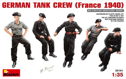 Mini Art - German Tank Crew France 1:35