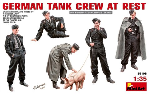 Mini Art - German Tank Crew at Rest 1:35