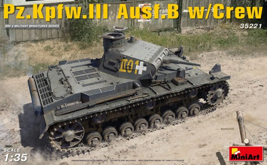 Mini Art - PzKpfw III Ausf B Tank 1:35
