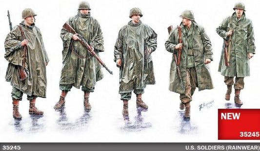 Mini Art - WWII US Soldiers in Rainwear(5) 1:35