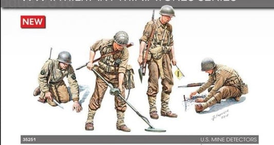 Mini Art - US Combat Eng Mine-Detect Figure (4):35