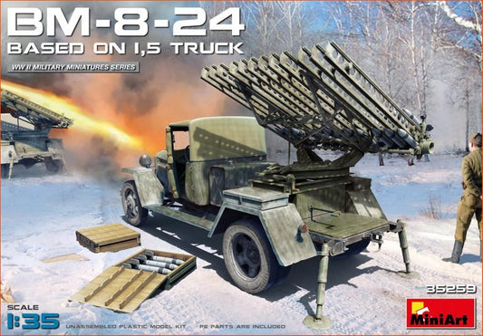 Mini Art - Soviet BM-8-24 1.5 Ton Trk :35