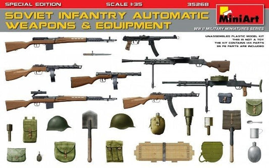 Mini Art - Soviet Infantry Auto Wpns 1:35