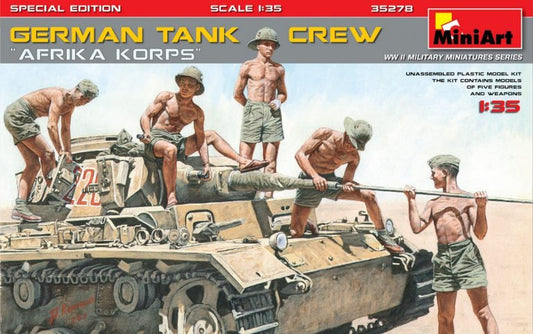 Mini Art - German Tank Crew Afrika Korps 1:35