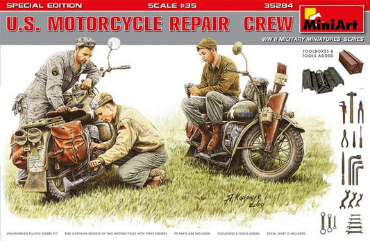 Mini Art - US Motorcycle RepairCrew(3):35