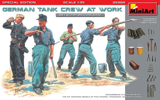 Mini Art - German Tank Crew at Work 1:35