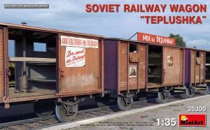 Mini Art - Soviet Railway Wagon Teplushka 1:35
