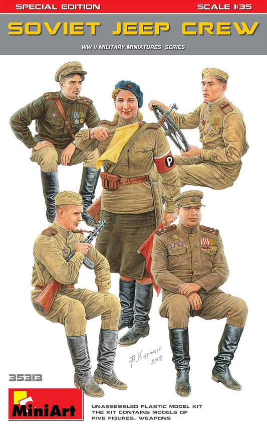 Mini Art - Soviet Jeep Crew Special Edition 1:35