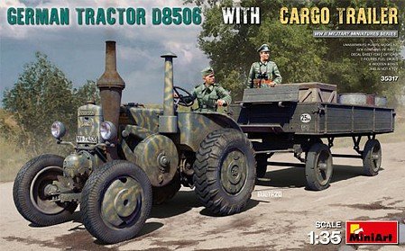 Mini Art - German D8506 Mil. Tractor w/trailer 1:35