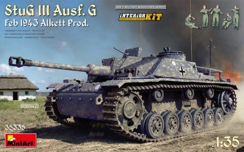 Mini Art - Stug III Ausf G 1943 Alkett w/crew 1:35