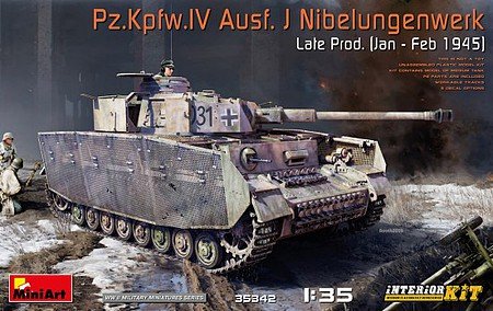 Mini Art - WWII PzKpfw IV Ausf J Late Tank 1:35