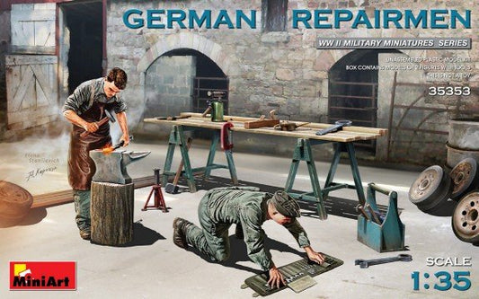 Mini Art - German Repairmen w/tools 1:35