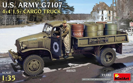 Mini Art - US Army G7107 4x4 1.5 Ton Cargo Trk 1:35