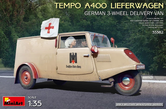Mini Art - Tempo A400 Lieferewagen 3 Wheel Van 1:35