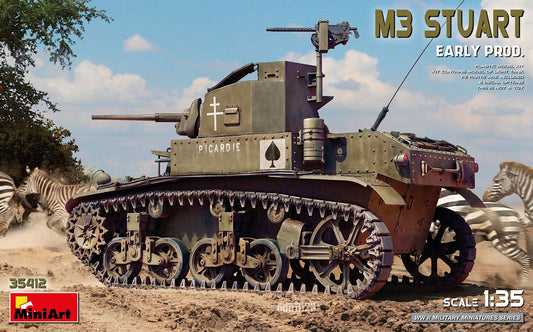 Mini Art - M3 Stuart Light Tank Early Prod 1:35