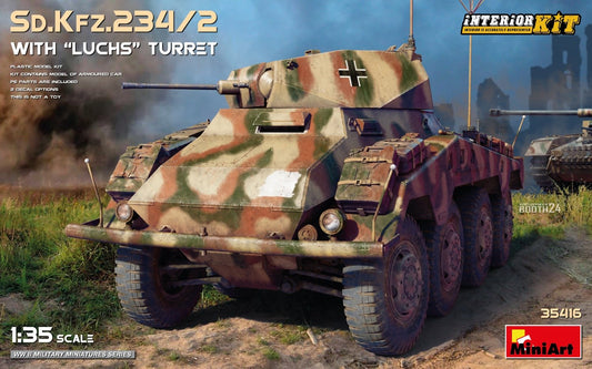 Mini Art - Sd.Kfz.234/2 w/Turret&Interior 1:35