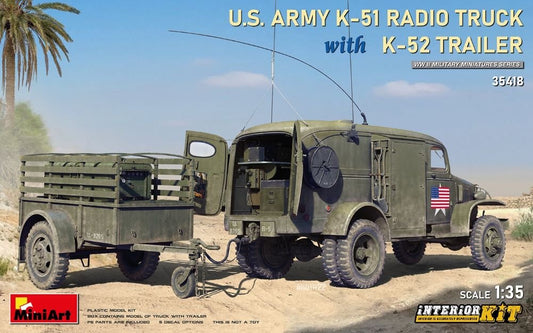 Mini Art - US Army K51 Radio Truck w/trailer 1:35