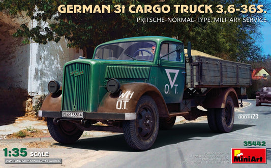 Mini Art - Opel Blitz 3t German Cargo Truck 1:35