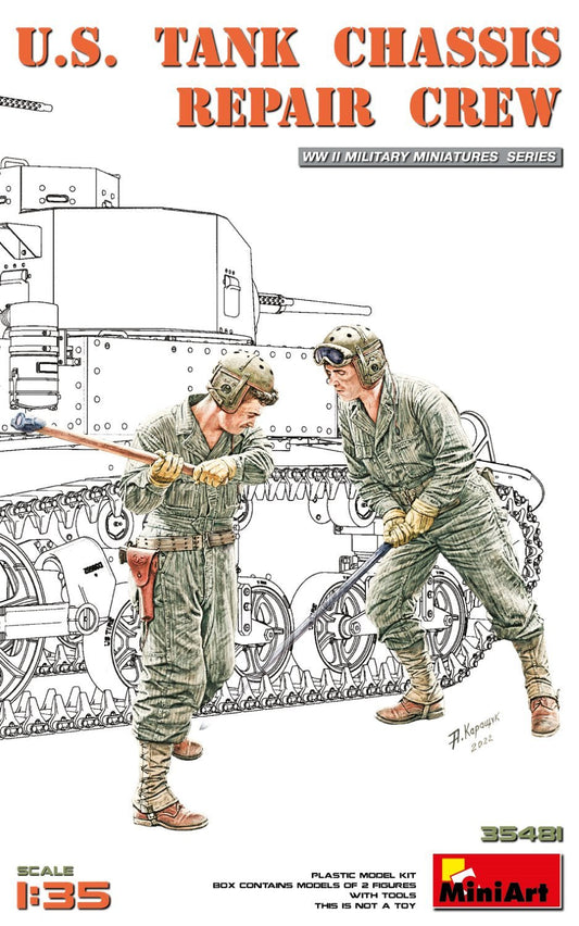 Mini Art - U.S. Tank Chassis Repair Crew 1:24