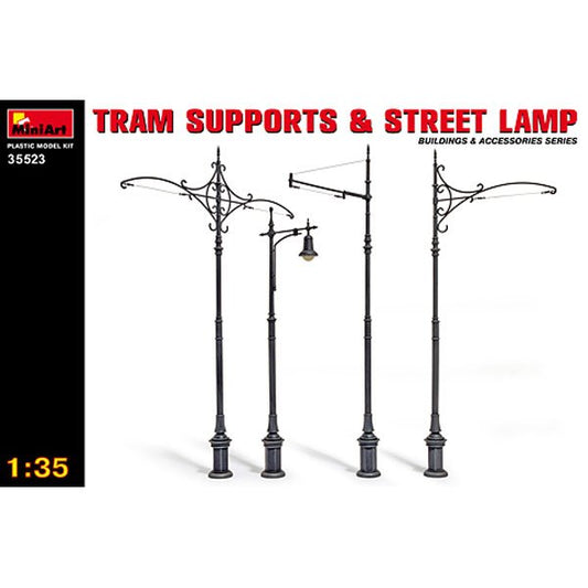 Mini Art - TRAM SUPPORTS & STREET LAMP:35