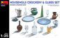 Mini Art - Household Crockery & Glass Set 1:35