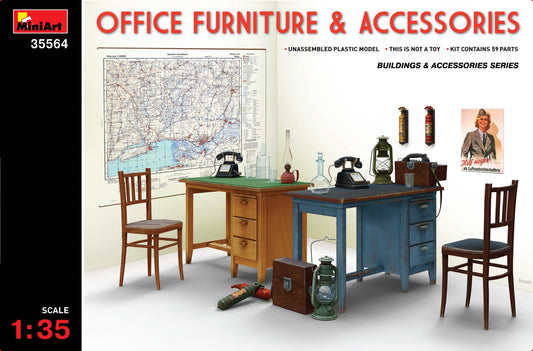 Mini Art - Office Furniture & Access 1:35