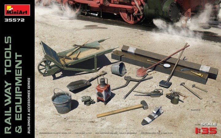 Mini Art - Railway Tools & Equipment 1:35