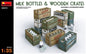 Mini Art - Milk Bottles & Wood Crates 1:35