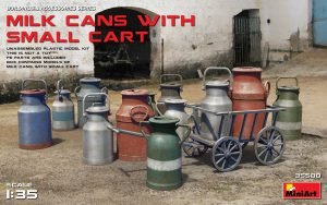 Mini Art - Milk Cans w/Small Cart 1:35