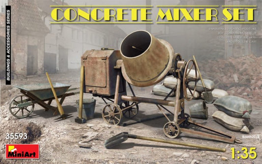 Mini Art - Concrete Mixer Set 1:35