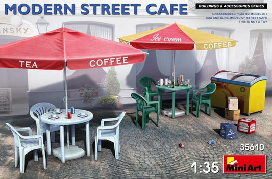 Mini Art - Modern Street Cafe 1:35
