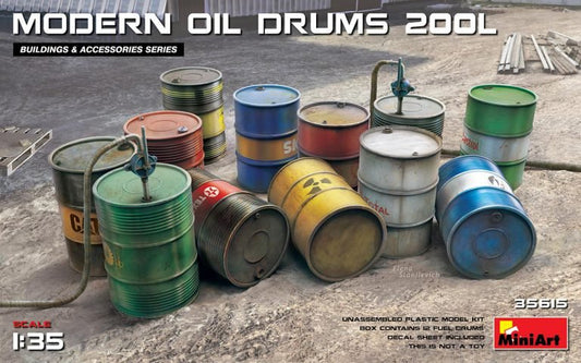 Mini Art - Modern Oil Drums 200L 1:35