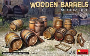 Mini Art - Wooden Barrels Medium 1:35