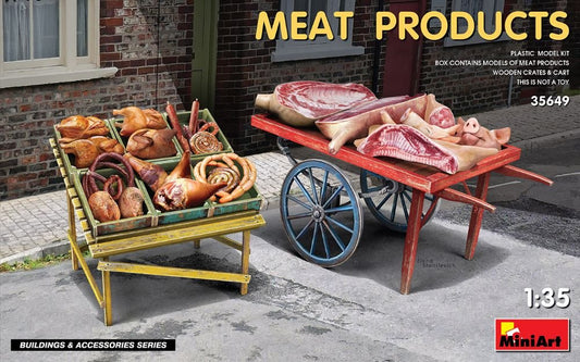 Mini Art - Meat Products w/carts 1:35