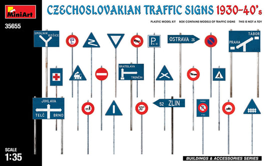 Mini Art - Czech trafiic signs 1:35