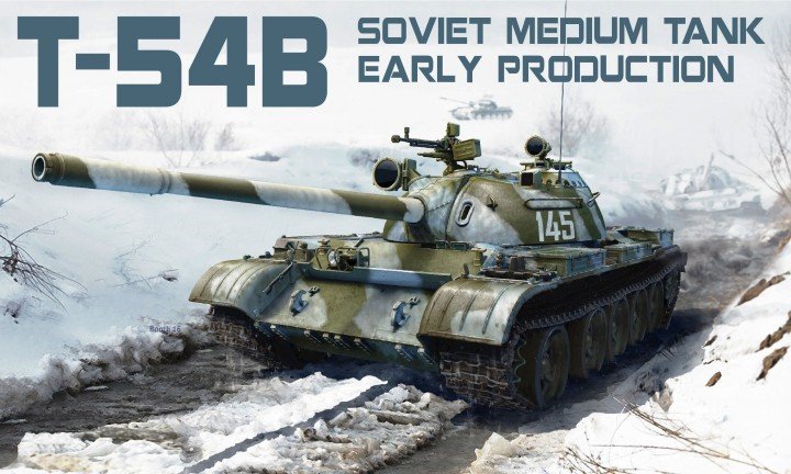 Mini Art - T54B Soviet Med Tank W/Int :35
