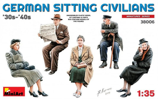 Mini Art - German Civians Sitting 1930-40's 1:35