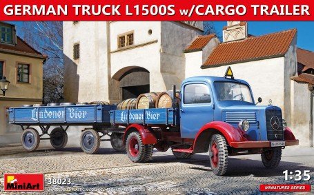 Mini Art - German L1500S Truck w/cargo trailer 1:35