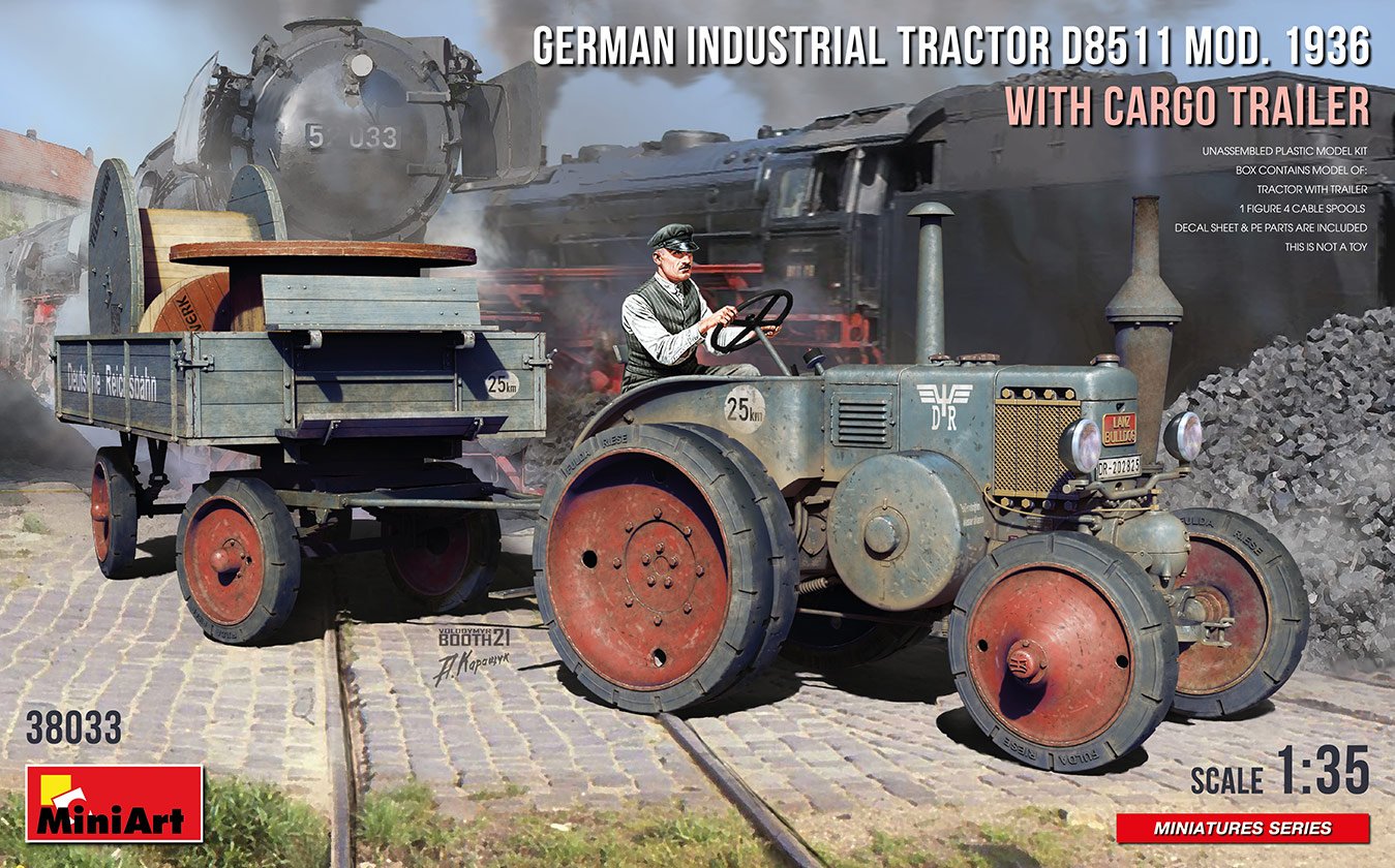 Mini Art - German Industrial Tractor D8511 1:35