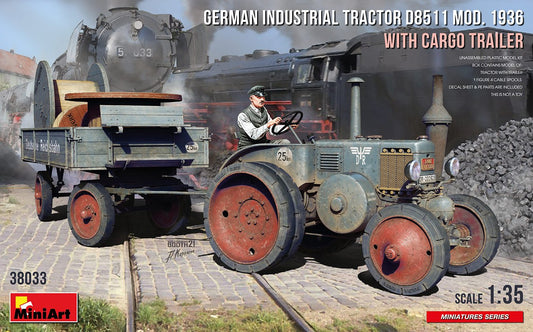 Mini Art - German Industrial Tractor D8511 1:35