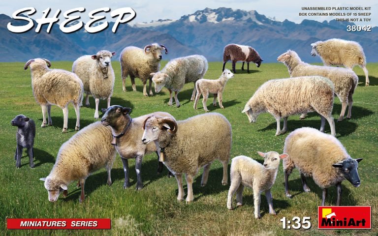 Mini Art - Sheep 15pk 1:35