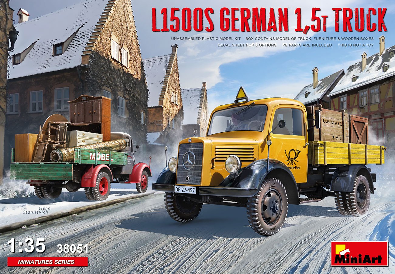 Mini Art - L1500S German 1.5t Truck 1:35