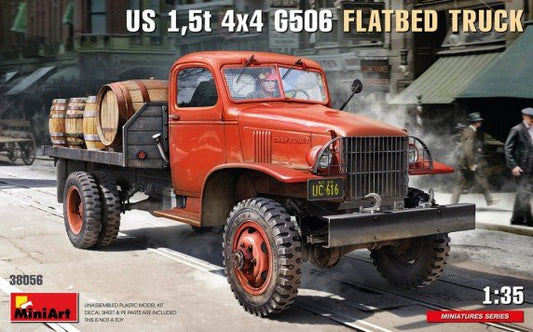 Mini Art - 1.5ton 4x4 G506 Flatbed Truck 1:35