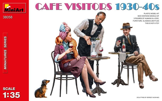 Mini Art - Cafe Visitors w/waiter 1930-40