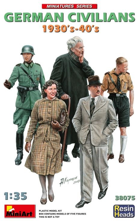 Mini Art - German Civilians & Soldiers 1:35