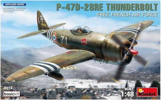 Mini Art - P-47D-30RE Thunderbolt Free French 1:48