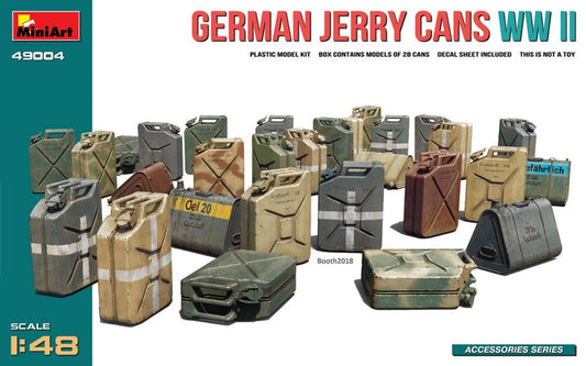 Mini Art - WWII German Jerry Can Set 24pc 1:48
