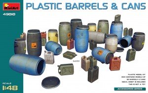 Mini Art - Plastic Barrels Cans 1:48
