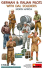 Mini Art - German & Italian Pilots w/Dal Sold 1:48